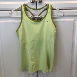 Nike dri fit padded workout tank S